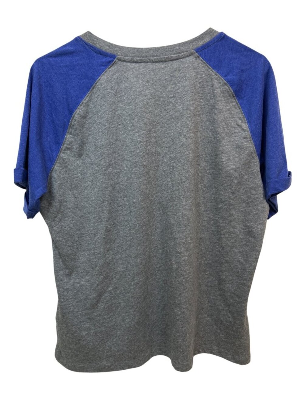 NFL Team Apparel New York Giants T Shirt Women's L Gray Short Sleeve Logo Tee - Picture 4 of 6